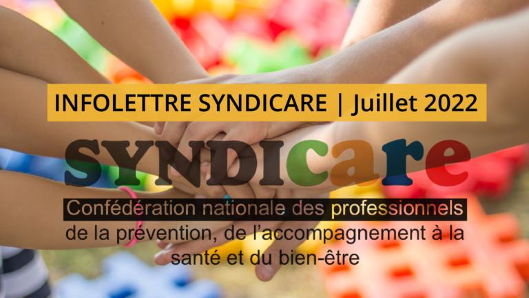 Infolettre Syndicare - juillet 2022
