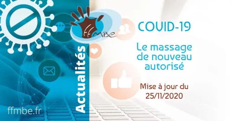 FFMBE : Le massage de nouveau autorisé Le massage de nouveau autorisé