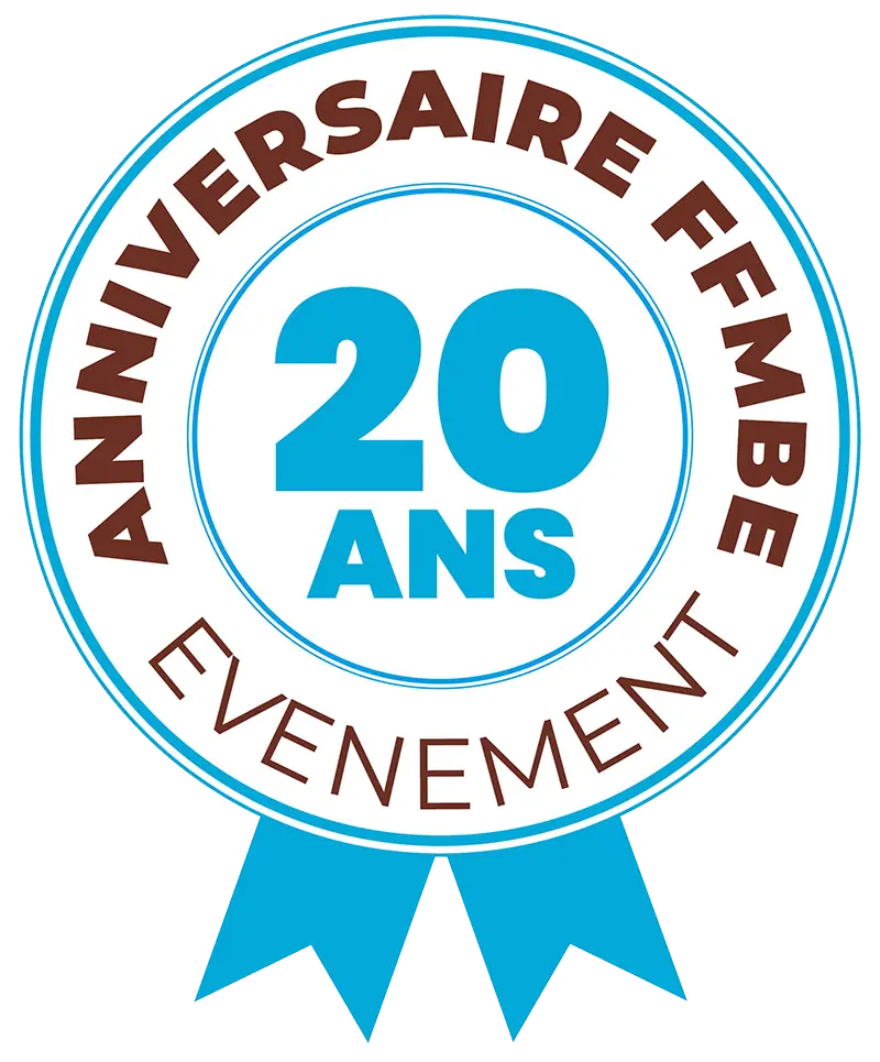Logo FFMBE anniversaire 20 ans