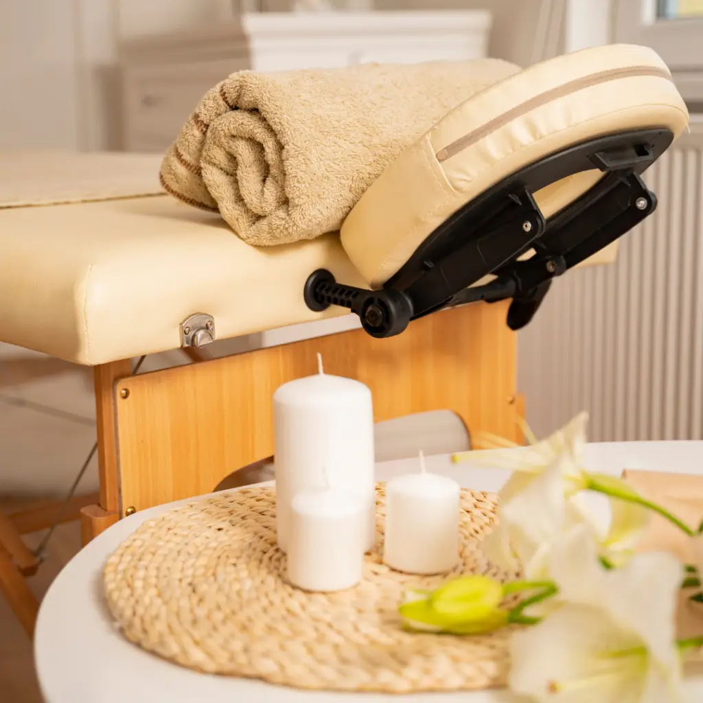 table massage tetière relever