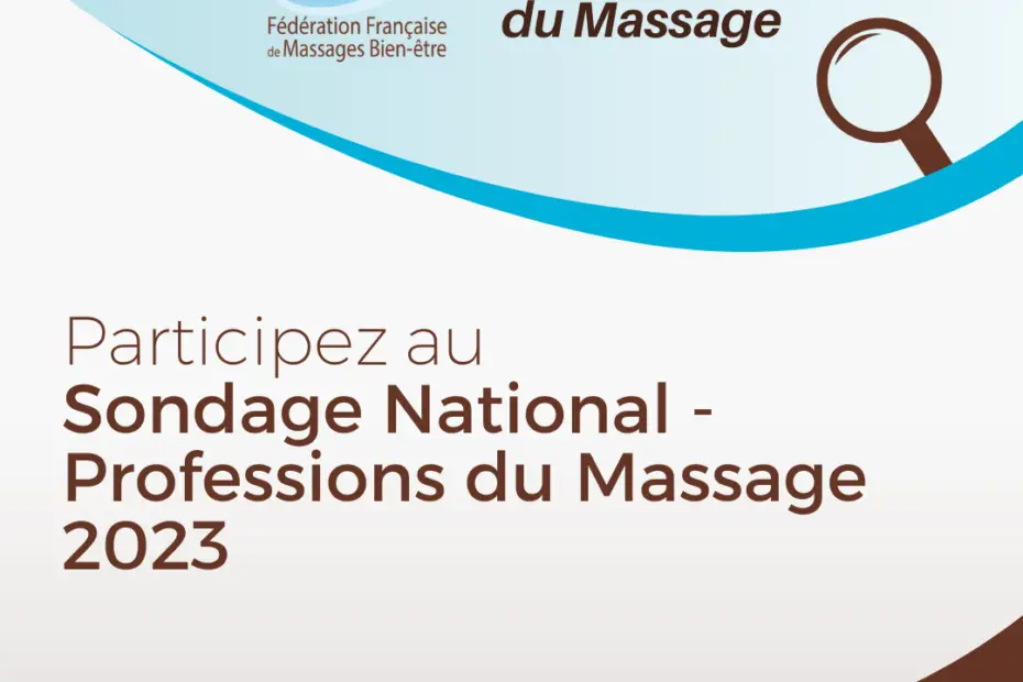 Sondage national FFMBE Professions du massage 2023