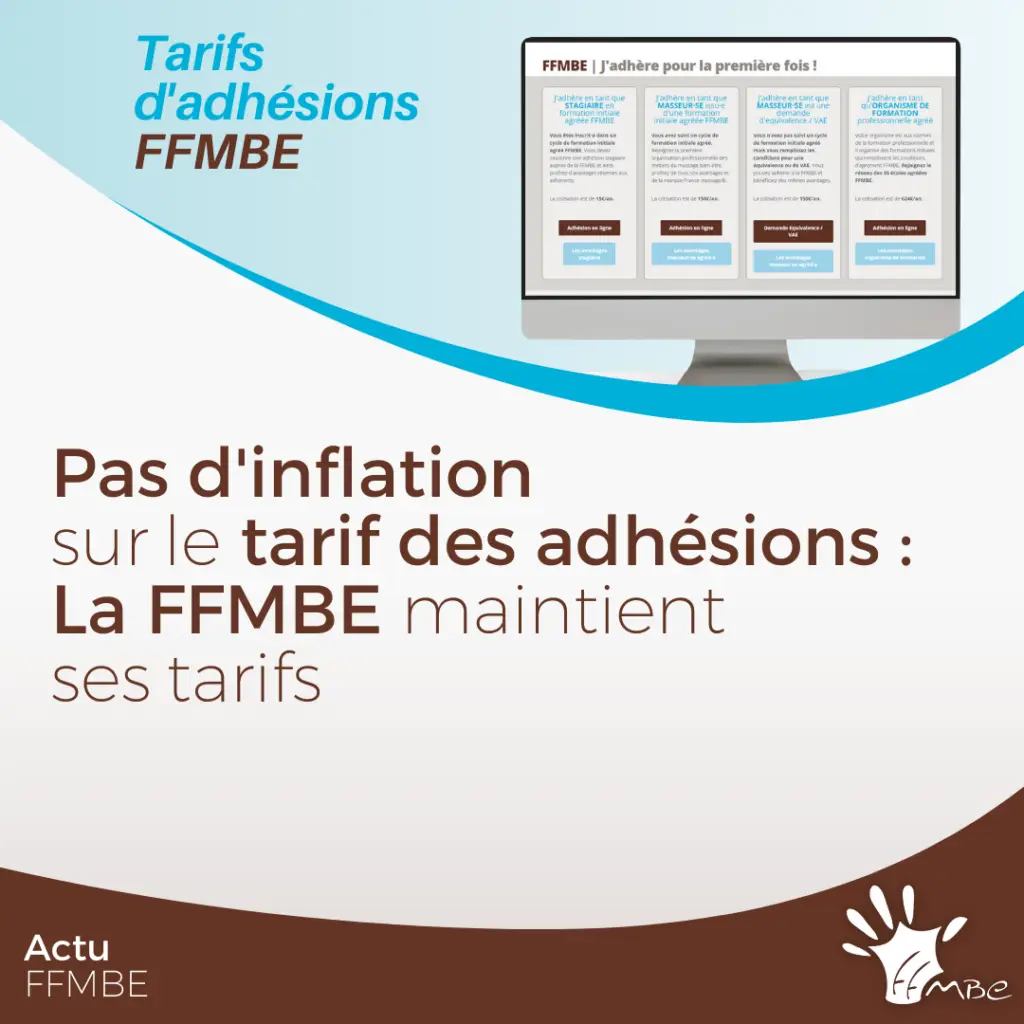 FFMBE actualités massage avril 2023