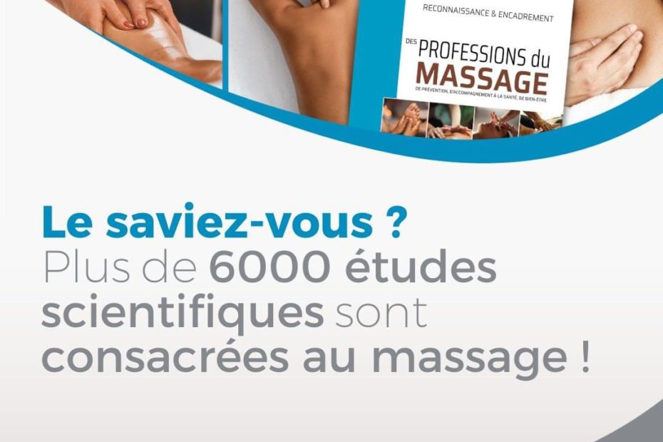 Plus de 6000 études scientifiques sont consacrées au massage - FFMBE